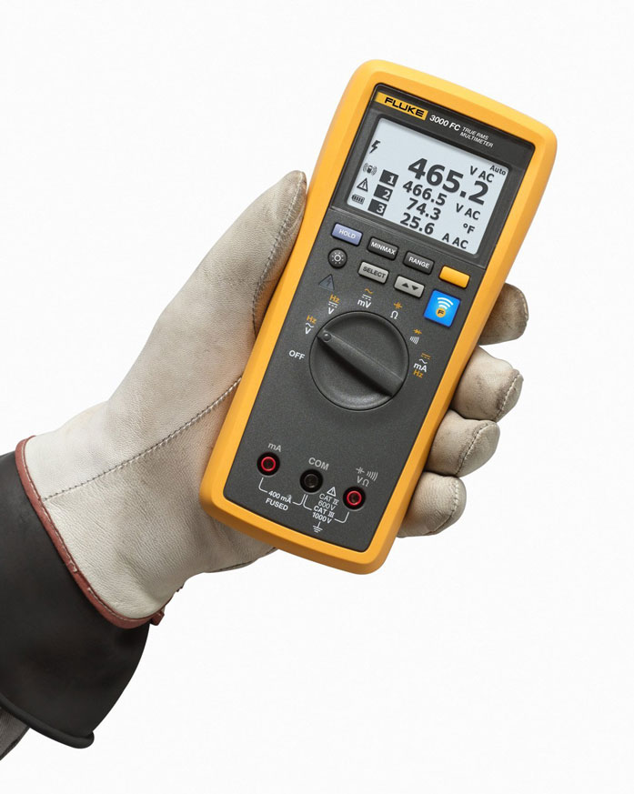 Fluke FLK3000 Wireless Multimeter with App Connected Crib