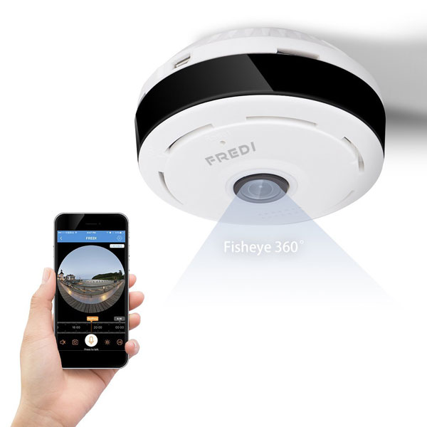 FREDI 720p WiFi Security Camera Connected Crib