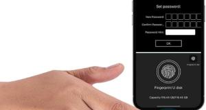 YIGORN 128GB Encrypted Flash Drive for iPhone, iPad, PCs