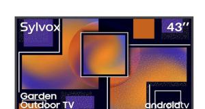 SYLVOX 43 Inch Garden Outdoor 4K UHD Android TV