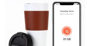 OUVOPO Smart Heated Mug with Alexa Support