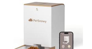 PetSnowy Snow+ Automatic Cat Feeder with Dual Power Supply, WiFi