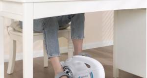 Merach Bluetooth Under Desk Bike with Resistance Bands