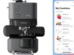 Brother Skitch App Connected Single-Needle Embroidery Machine
