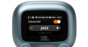 JBL Live Beam 3 Noise Cancelling Earbuds with Google Finder, Smart Display Charging Case