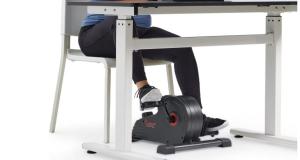 Sunny Health & Fitness Under Desk Exercise Bike with App Connectivity