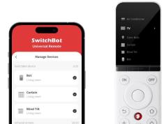 SwitchBot App Connected Universal Remote for IR, Bluetooth Devices